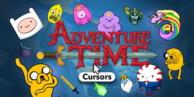 adventure time cursors collection