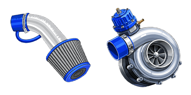 air intake & turbocharger jdm racing custom cursor