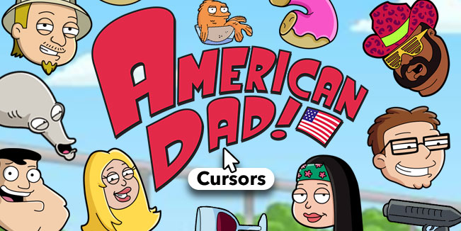 american dad cursors collection