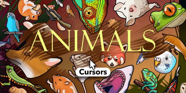 animals cursors collection