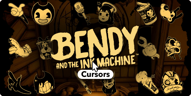 Bendy and the Ink Machine Cursor Collection - Custom Cursor