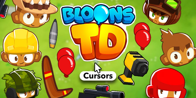bloons tower defense cursors collection
