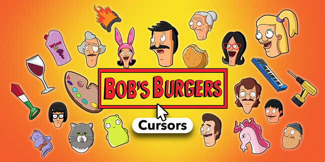 bobs burgers cursors collection