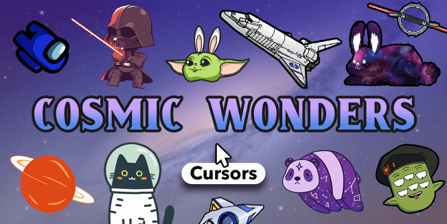 cosmic wonders cursors collection