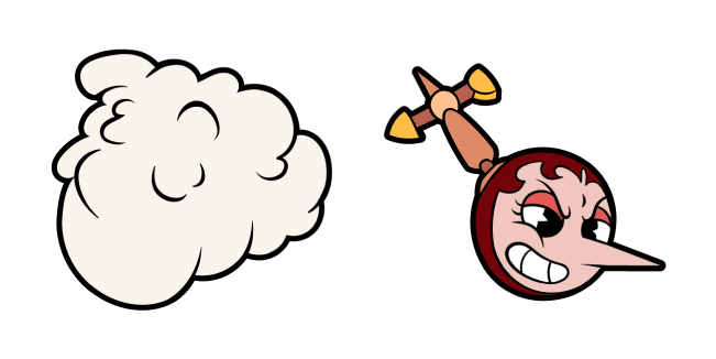 cuphead hilda berg cloud custom cursor