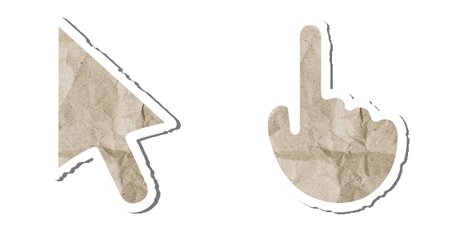 kraft paper texture animated custom cursor