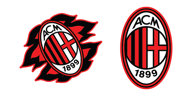 ac milan logo custom cursor