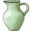 Aesthetic Ceramic Jug & Yellow Bowl