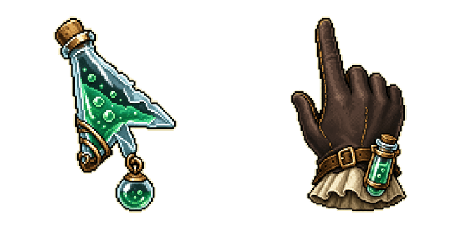 alchemy potion pixel custom cursor