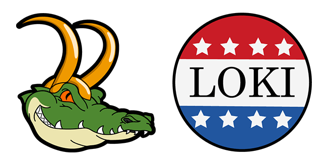 alligator loki badge custom cursor