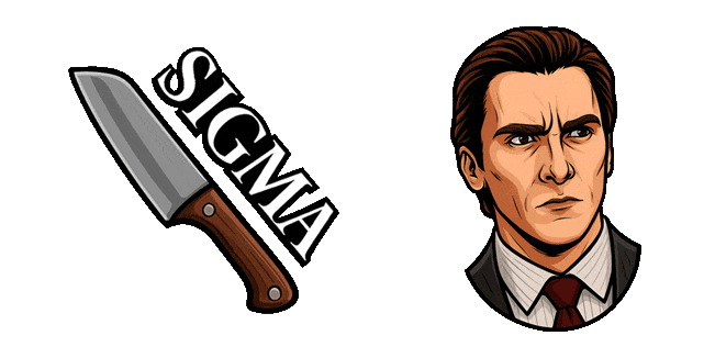 american psycho look of disapproval meme animated custom cursor