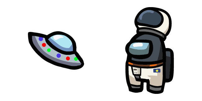 Among Us Astronaut Skin And Ufo Pet Cursor Sweezy Custom Cursors