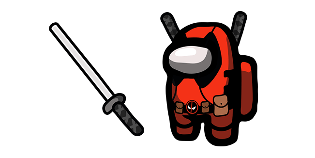 among us deadpool skin custom cursor