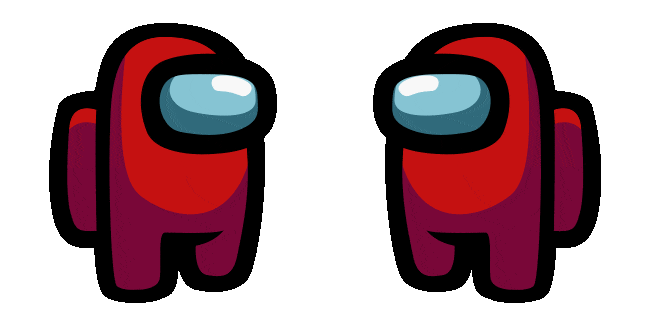 among us red note animated custom cursor