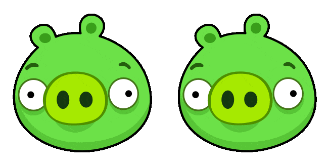 angry birds minion pig animated custom cursor