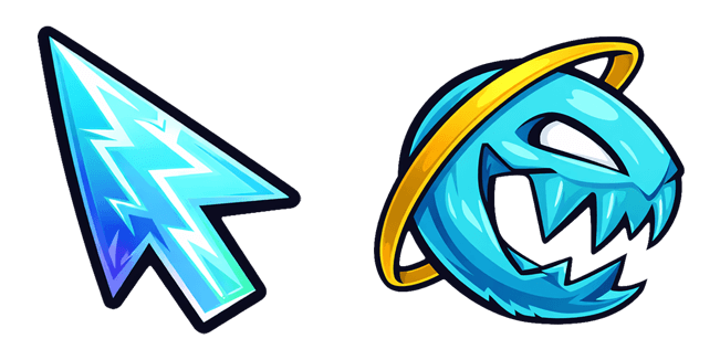 angry internet explorer custom cursor