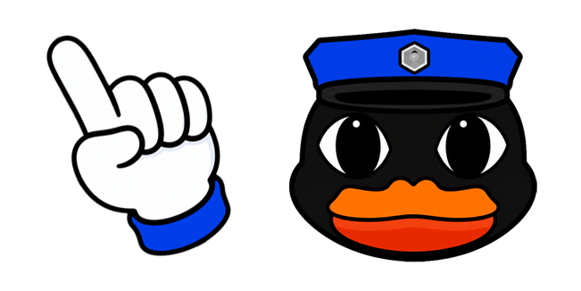 animal hospital officer duckman custom cursor