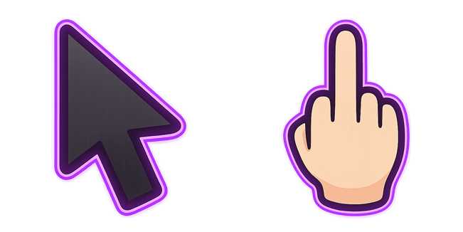 arrow and flip pointer custom cursor