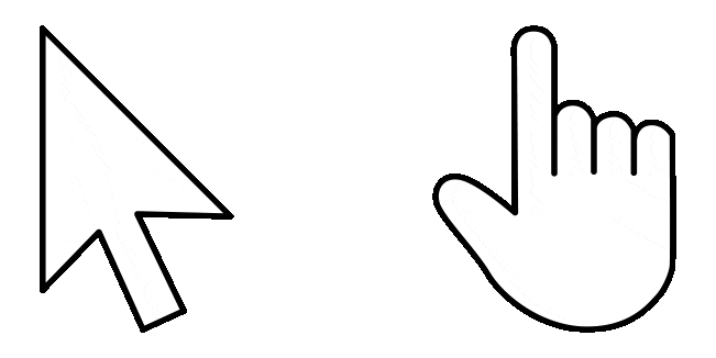 arrow transition to pointer prank windows animated custom cursor