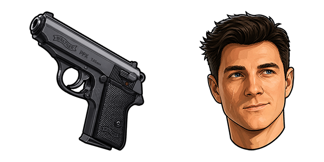 007 first light james bond walther ppk custom cursor