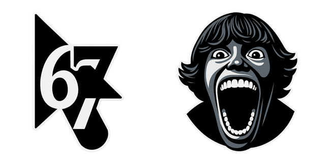 67 kid dark custom cursor