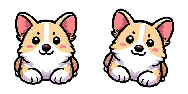 Adorable Corgi Cursor - Cute Cursors - Sweezy Custom Cursors