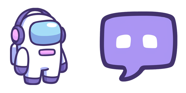 among us cute twitch streamer custom cursor
