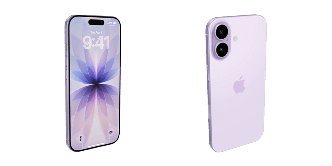 apple iphone 17 lavender custom cursor