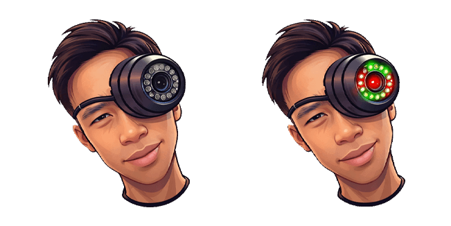 asian boy with camera eye meme custom cursor