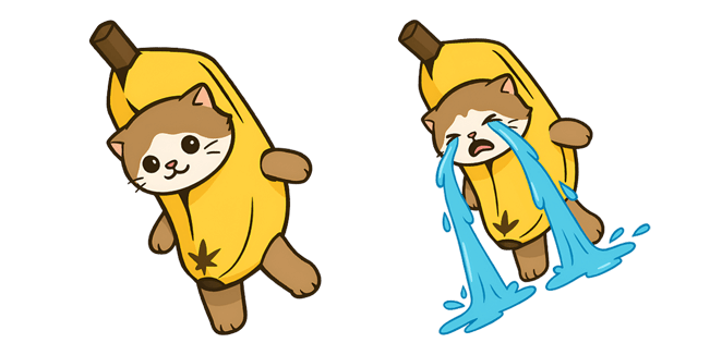 banana cat meme custom cursor