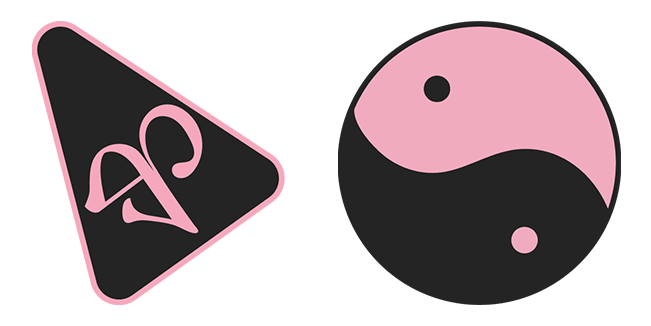 blackpink logo custom cursor