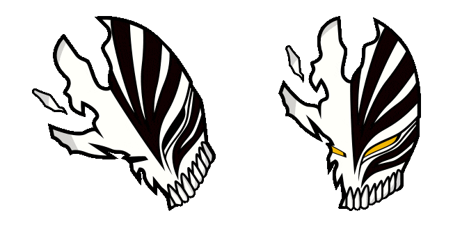 bleach ichigo kurosaki half mask animated custom cursor