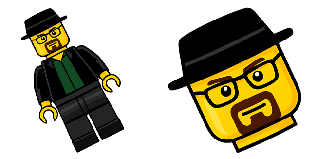 breaking bad walter white lego custom cursor