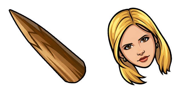 buffy summers and wooden stake custom cursor