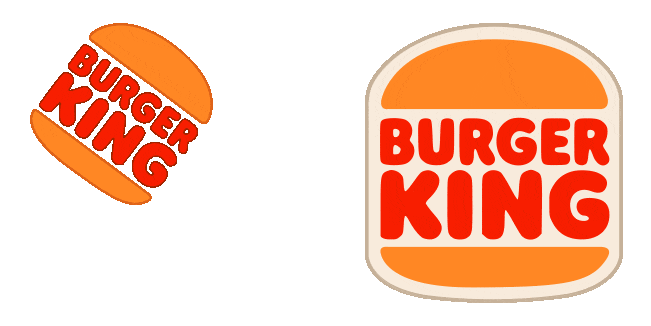 burger king logo animated custom cursor