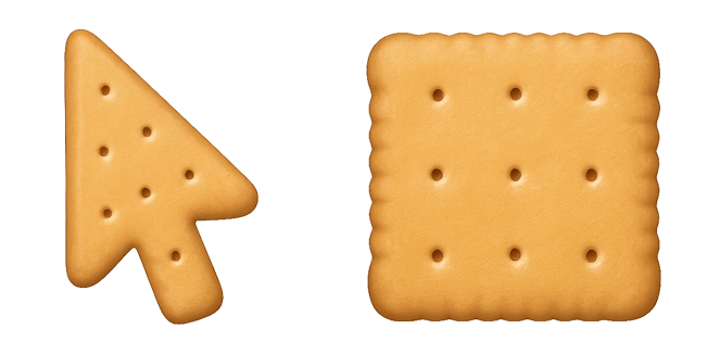 buttery cracker cookie custom cursor