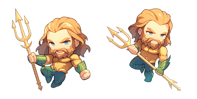 chibi aquaman custom cursor