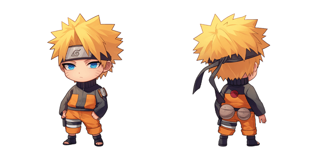 chibi naruto uzumaki anime custom cursor