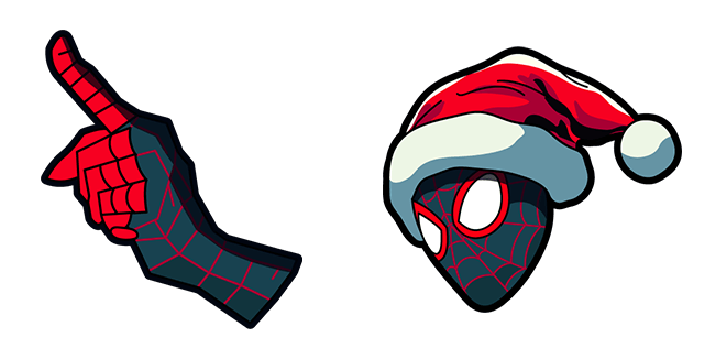 christmas miles morales custom cursor