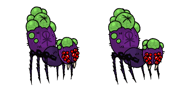 cult of the lamb poison spider animated custom cursor
