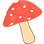 Cute Baby Fox & Fly Agaric