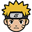Cute Naruto Kunai & Head