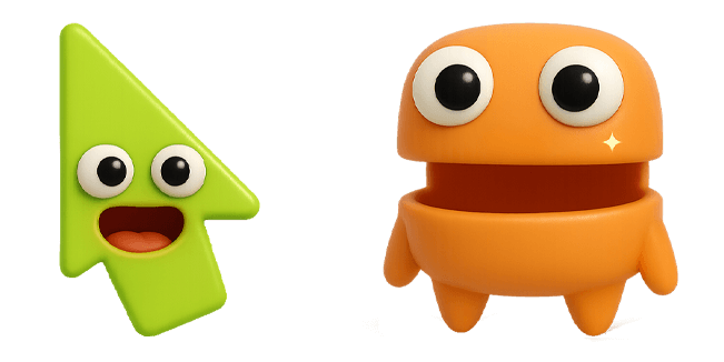 cute repo arrow 3d custom cursor