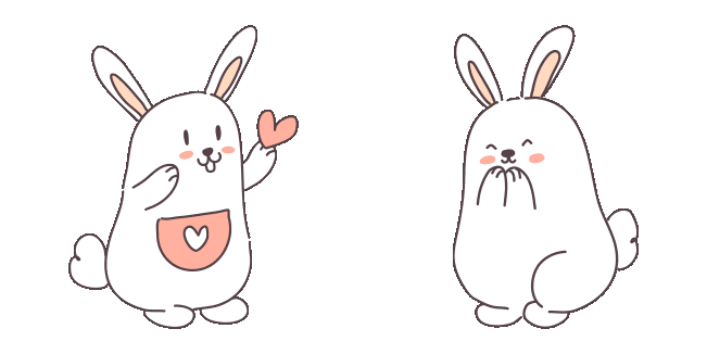 cutecore bunny animated custom cursor