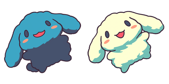 dark & light cinnamoroll custom cursor