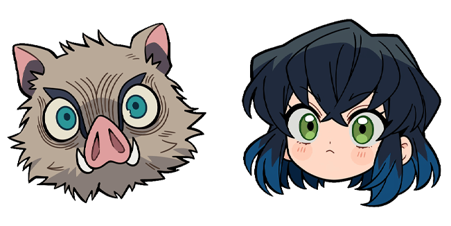 demon slayer inosuke hashibira boar mask custom cursor