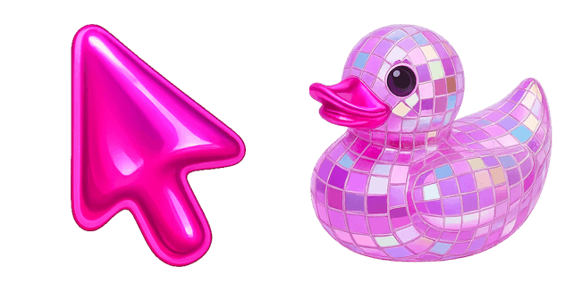 disco pinky duck custom cursor