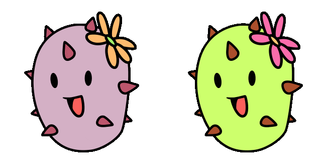 doodle world needling animated custom cursor