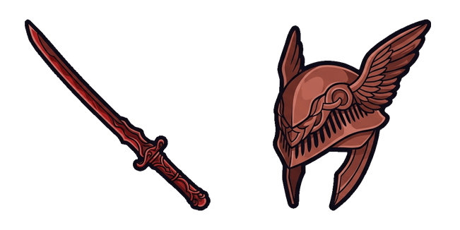 elden ring malenia helm and sword custom cursor