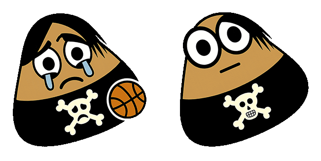 emo goth pou meme animated custom cursor